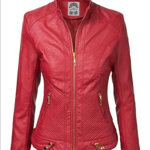Johnny Red Moto Jacket Large